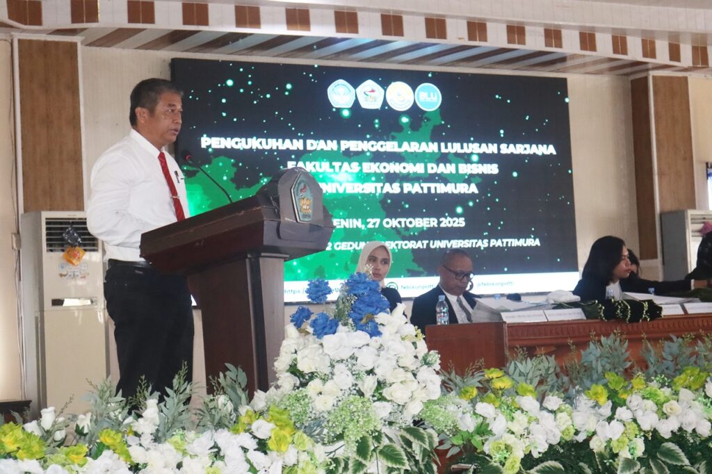 Pengukuhan dan Penggelaran Lulusan Fakultas Ekonomi dan Bisnis Universitas Pattimura